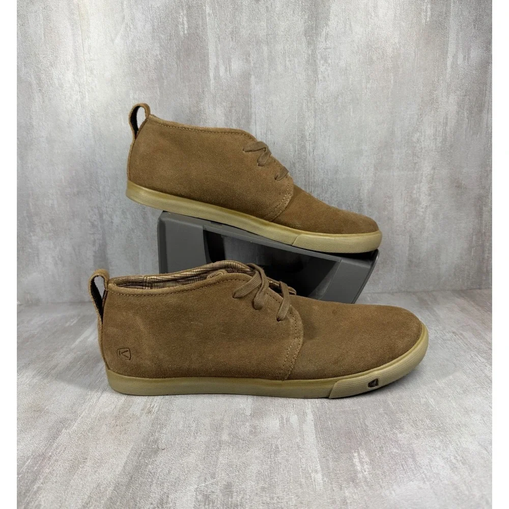 KEEN Austin Chukka Brown Suede Lace Up Boots Mens 10.5 1007675